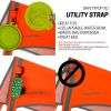 Lite Dog Vest XLarge Size Coverage to Mid Back Reflective Hi Visibility Blaze Orange Fluorescent Fabric Helps to Keep Them in Sight and Safe On and Of