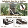 Foldable Tree Stand Seat Replacement Camouflage Waterproof Oxford Cloth Hunting Treestand Seat Cushion For Hunting Climber Deer Ladder
