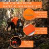 Lite Dog Vest XLarge Size Coverage to Mid Back Reflective Hi Visibility Blaze Orange Fluorescent Fabric Helps to Keep Them in Sight and Safe On and Of