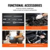 VEVOR Socket Set, 1/4" and 3/8" Drive Socket and Ratchet Set, 6-Point Socket Opening, 106 Pcs Tool Set SAE and Metric, Deep and Standard Sockets