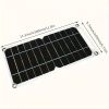 IAGREEA Solar Panel, 7W Portable Solar Charger, Small And Lightweight, 4PCS, Suitable For Mountaineering Trips Outdoor Activities