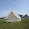Canvas Tent Bell Tent Glamping, 4 Seasons Yurt Tent for Camping, 4M/5M Cotton Canvas Tent for Family Camping, Outdoor Hunting