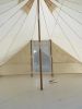 SAM&HAIBEI 6 Persons Canvas Tent Bell Tent Glamping,4 Seasons Yurt Tent for Camping, Heavy Cotton Canvas Tent for Family Camping,Outdoor Hunting