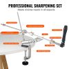 VEVOR Knife Sharpener Kit, 360° Rotation Flip Fixed Angle Knife Sharpening System with 12 Whetstones 120-10000 Grit