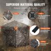 VEVOR Hunting Blind, 288° See Through Ground Blind, 6-7 Person Pop Up Deer Blind for Hunting with Carrying Bag, Portable Resilient Hunting Tent