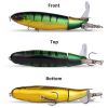 10pcs 1set 35g 14cm Topwater Fishing Lure Kit With Lifelike Swiveling Tail Vibrant Realistic Bait For Freshwater & Saltwater