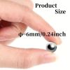 Xemussa 500pcs 6mm steel balls, iron balls, precision steel bearing balls, suitable for slingshots and bicycle bearings