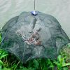 Foldable Fishing Bait Net Trap Crab Net Shrimp Minnow Crawdad Fish Cast Dip Cage Mesh Automatic Contraction