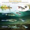 4Pcs 10cm/20g Bass Fishing Lure 6 Segment Multi Jointed Lifelike Fish Lures Sinking Wobbler