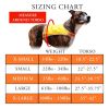 Lite Dog Vest XLarge Size Coverage to Mid Back Reflective Hi Visibility Blaze Orange Fluorescent Fabric Helps to Keep Them in Sight and Safe On and Of