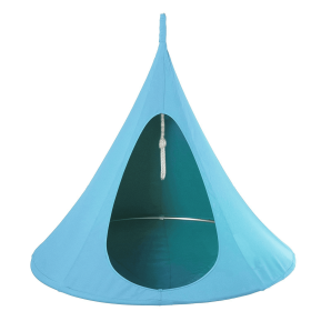Single Ufo Hammock Waterproof Outdoor Garden-It Is Forbidden To Sell On The Temu Platform (Color: Blue)