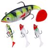 T-Tail Lead Fishing Lure Set for Outdoor Fishing