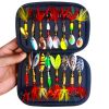 Bionic Faux Fishing Lures Set with metal Hook