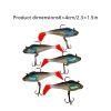 Paddle Tail Swimbait with jig Hook,Fishing Lures for Bass Trout Swimbaits,Soft Fishing Lures jig Heads,Slow Sinking Bait for Freshwater Saltwater
