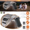 5-8 Person Pop Up Tent Automatic Setup Camping Tent Waterproof Instant Setup Tent with 4 Mosquito Net Windows Carrying Bag for Hiking Climbing Adventu