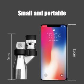 8x20 HD Night Vision Mini Pocket Zoom Monocular Outdoor Telescope for Hunting Camping Mountaineering Hike (Color: A)