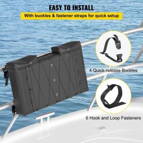 Fishing Marine Supplies T- Top Boat Storage Bag for II Life Jackets (Color: Black, Type: 6 Type II Life Jackets)