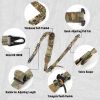 QD Sling 2 Point Sling Quick Adjust Gun Sling with HK Hook Soft Shoulder Pad Sling, Rifle Sling for Hunting Tactical Strap