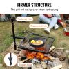 VEVOR Swivel Campfire Grill, Fire Pit Grill Grate over Fire Pits, Heavy Duty Steel Grill Grates, 360° Adjustable Open Fire Outdoor Cooking Equipment